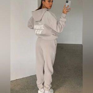 White Fox Offstage Sweatpants in Moonstone